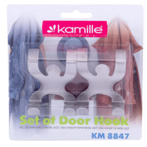 Set hooks on Door of stainless become 4,6*4,6*5 cm Kamille KM-8847