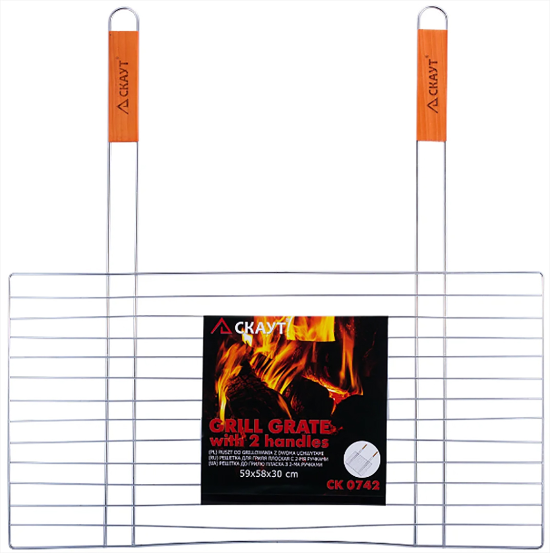 Lattice for grill 58*30 cm from two wood handles Скаут™ KM-0742