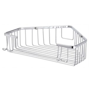 A shelf for bathroom Besser angular 24.5х23.5х6.5 cm from hooks KM-8509C