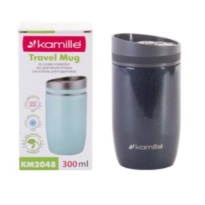 Термокружка Kamille Серый 300 ml из нержавеющей стали KM-2048SR