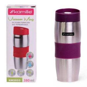 Термокружка Kamille Purple 380 ml of stainless become KM-2053FL