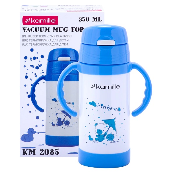 Термобутылка nursery Kamille Blue 350 ml of stainless become KM-2085SN