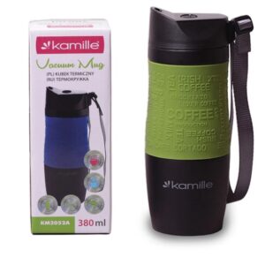 Термокружка Kamille Green 380 ml of stainless become KM-2052AZL