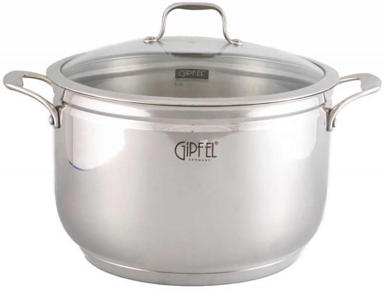 Кастрюля со стеклянной крышкой Gipfel Grande 30 см - 14 л GF-1282