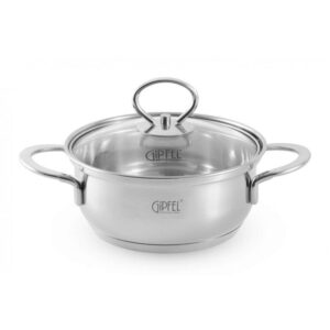 Pan with glass cover Gipfel SOFIA - 18х10,5 cm, 2,6 l GF-2317
