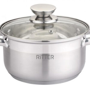 Кастрюля из нержавеющей стали с крышкой 4,7 л Ritter 88-222-037