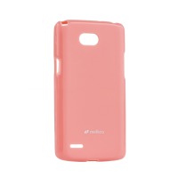 Чехол для сматф. MELKCO LG L80 Dual/D380 Poly Jacket TPU Розовый