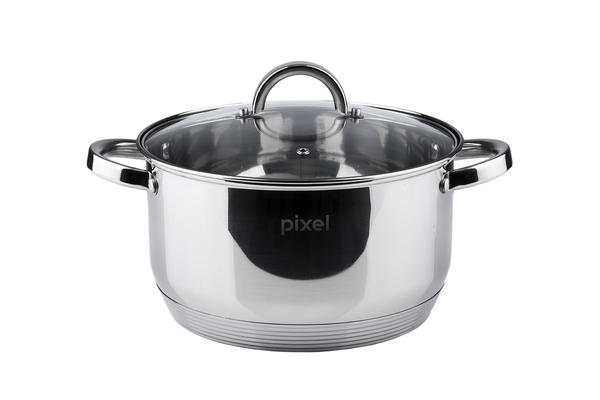 Pan of stainless become from cover 4.35 l Pixel PX-2001-22