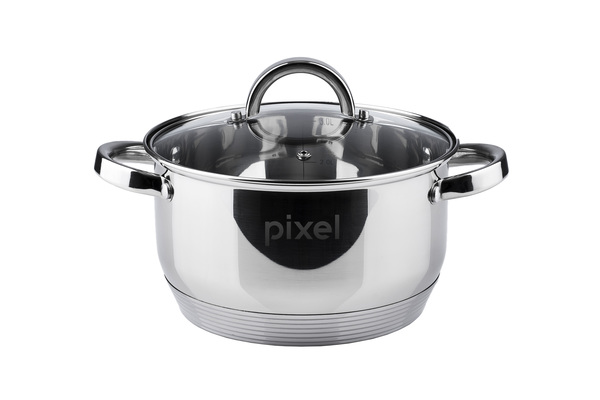 Pan of stainless become from cover 2,6 l Pixel PX-2001-18