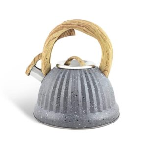 Чайник из нержавеющей стали со свистком 3 л Edenberg EB-8810 Gray