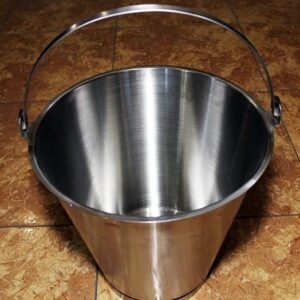 Bucket of stainless become Helios 12 l 7547