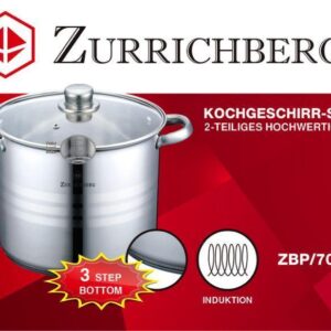 Кастрюля из нержавеющей стали Zurrichberg ZBP-7070