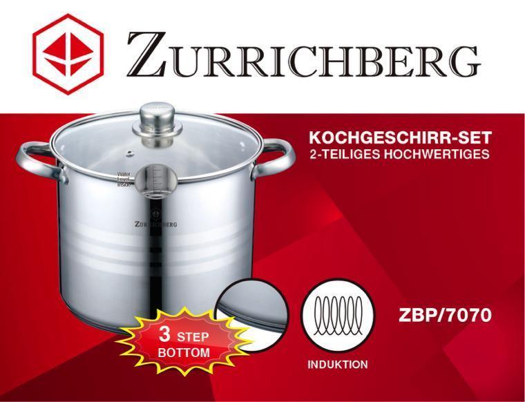 Каструля з нержавіючої стали Zurrichberg ZBP-7070