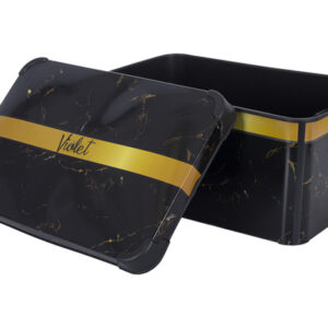 Контейнер Violet House 0646 DECOR Marble Black с/кр. 5 л