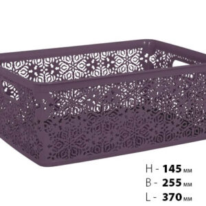 Корзина VIOLET HOUSE  0504 4 Ажур PL б/кр. 14 л