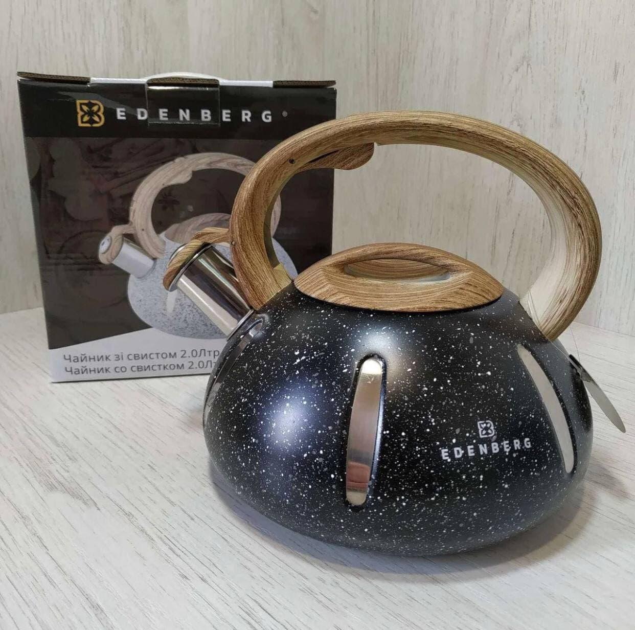 Kettle 2 l with whistle Edenberg EB-8844 Black