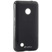 Cover for сматф. MELKCO Nokia Lumia 530 Poly Jacket TPU The black