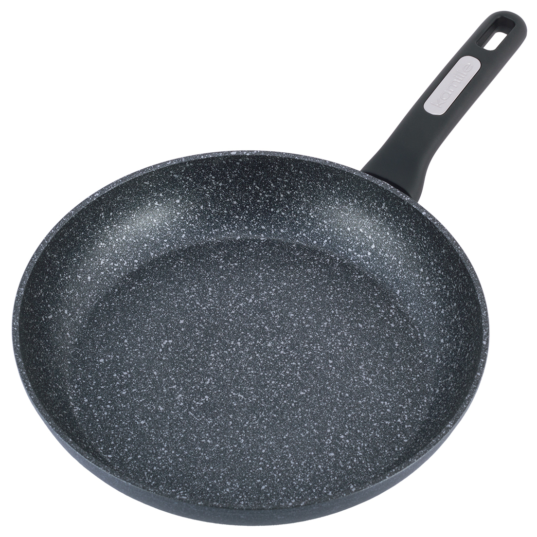 Pan 28 cm from coated the black marble of aluminum Kamille KM-5390MR