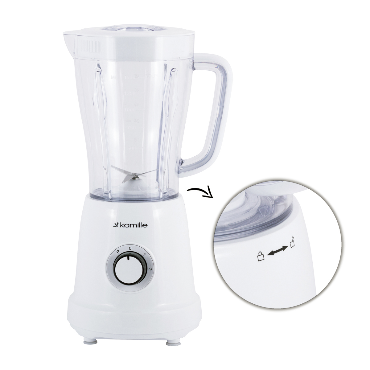 Blender stationary 1,5 l Kamille KM-6741