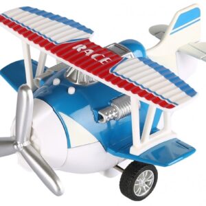 Aircraft metal inertial Same Toy Aircraft blue with light and music SY8012Ut-2