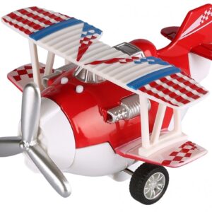Aircraft metal inertial Same Toy Aircraft red with light and music SY8012Ut-3