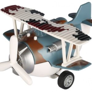 Aircraft metal inertial Same Toy Aircraft cиний with light and music SY8015Ut-4