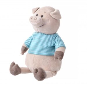 Мягкая игрушка Same Toy Свинка в тельняшке голубой 35 сантиметров THT715