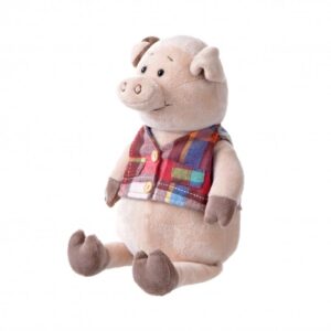 Мягкая игрушка Same Toy Свинка в жилетке 35 сантиметров THT723