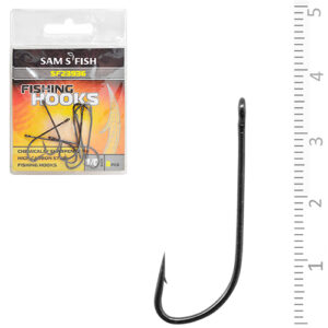 Hook fishing long fore-end Bend №1/0 ( at packing 10 PC) Sams Fish SF23936