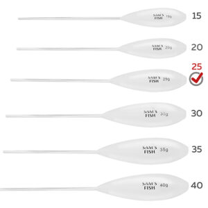 Float bombard floating Sams Fish 25 g (at packing 10 PC) SF24072