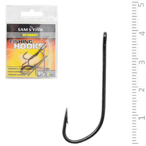 Hook fishing long fore-end Bend Sams Fish №2/0 (at packing 10 PC) SF23937