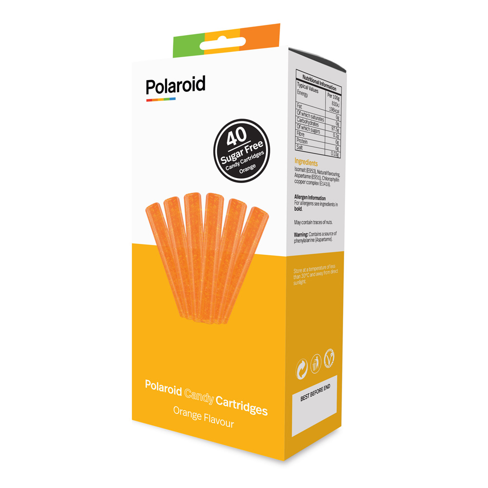 Set cartridges for 3D pens Polaroid Candy pen Orange 40 pcs PL-2506-00
