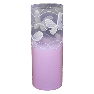 Vase 38,5 cm GlassStyle X022 Summer pink