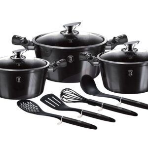 Набор посуды 10 пр. Berlinger Haus Metallic Line Carbon Pro Edition BH-6919