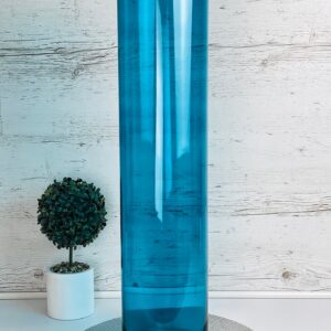 Ваза GlassStyle H70 Transparent turquoise