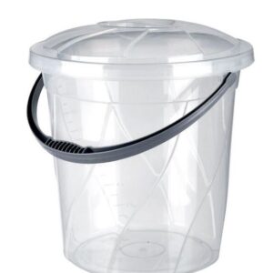 Ведро с крышкой VIOLET HOUSE Transparent 0050 Transparent с/кр.15 л