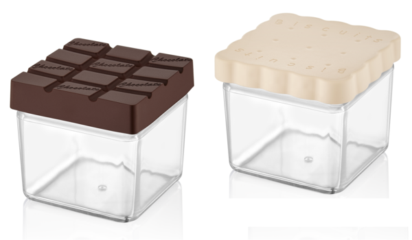 Емкость для хранения с крышкой Chocolate & Biscuit 9,7 см L-00775