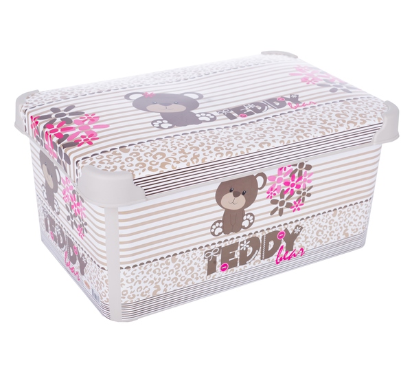 Контейнер для зберігання Violet House 0647 DECOR TEDDY с/кр. 10 л
