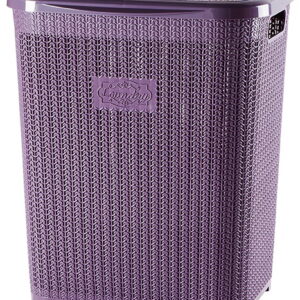 Корзина для белья Violet House 1007 Виолетта PLUM с/к 45 л