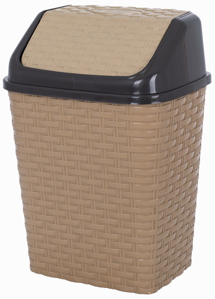 Basket for trash Violet House 0752 РоттангCARAMEL 10 l
