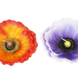 Set decorative candles 14.3 cm Poppy BonaDi Q00-178