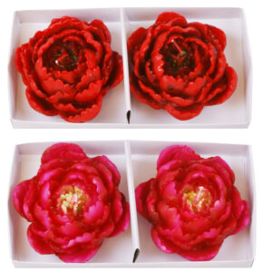 Set decorative candles Peony BonaDi Q00-193