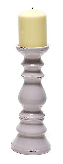 Candlestick ceramic for big candles 29.5 cm BonaDi 794-C14