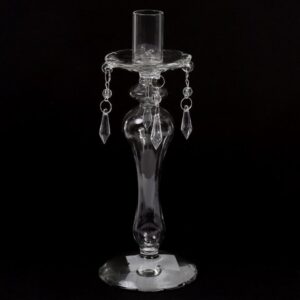 Candlestick single from pendants transparent glass BonaDi 881-125