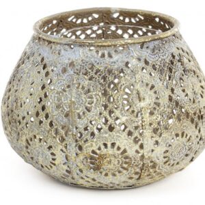 Decorative metal candlestick with glass колбой 13.5 cm BonaDi 589-129