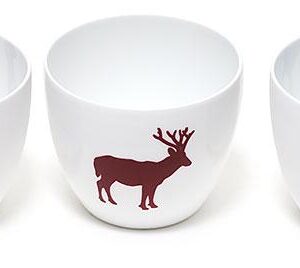 Candlestick porcelain 7.8 cm for tea candles from decor Deer BonaDi 794-C12