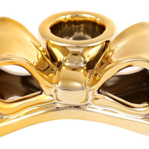 Candlestick porcelain Bow 8 cm BonaDi 727-205