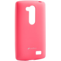 Чехол для сматф. MELKCO LG L70+ Fino/D295 Poly Jacket TPU Розовый