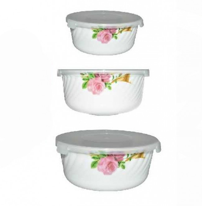 Set судков from lids 3 PC. Ориент Helios 7418