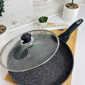Pan aluminum from cover 28 cm Tiross TS1252P